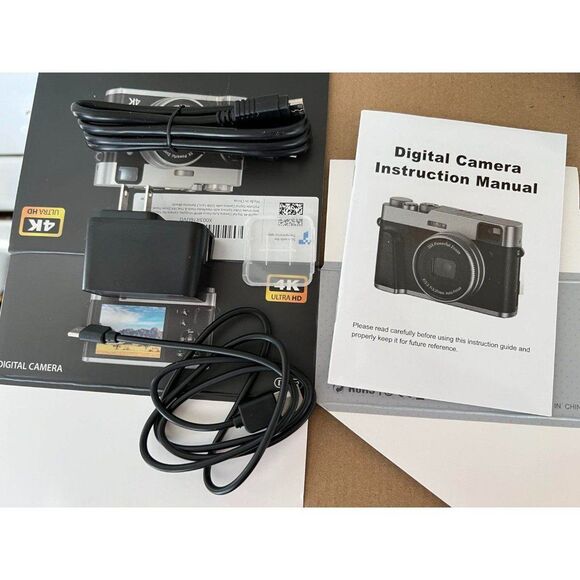 4K Digital Camera,Auto Focus 48MP Vlogging Camera - Picture 3 of 5